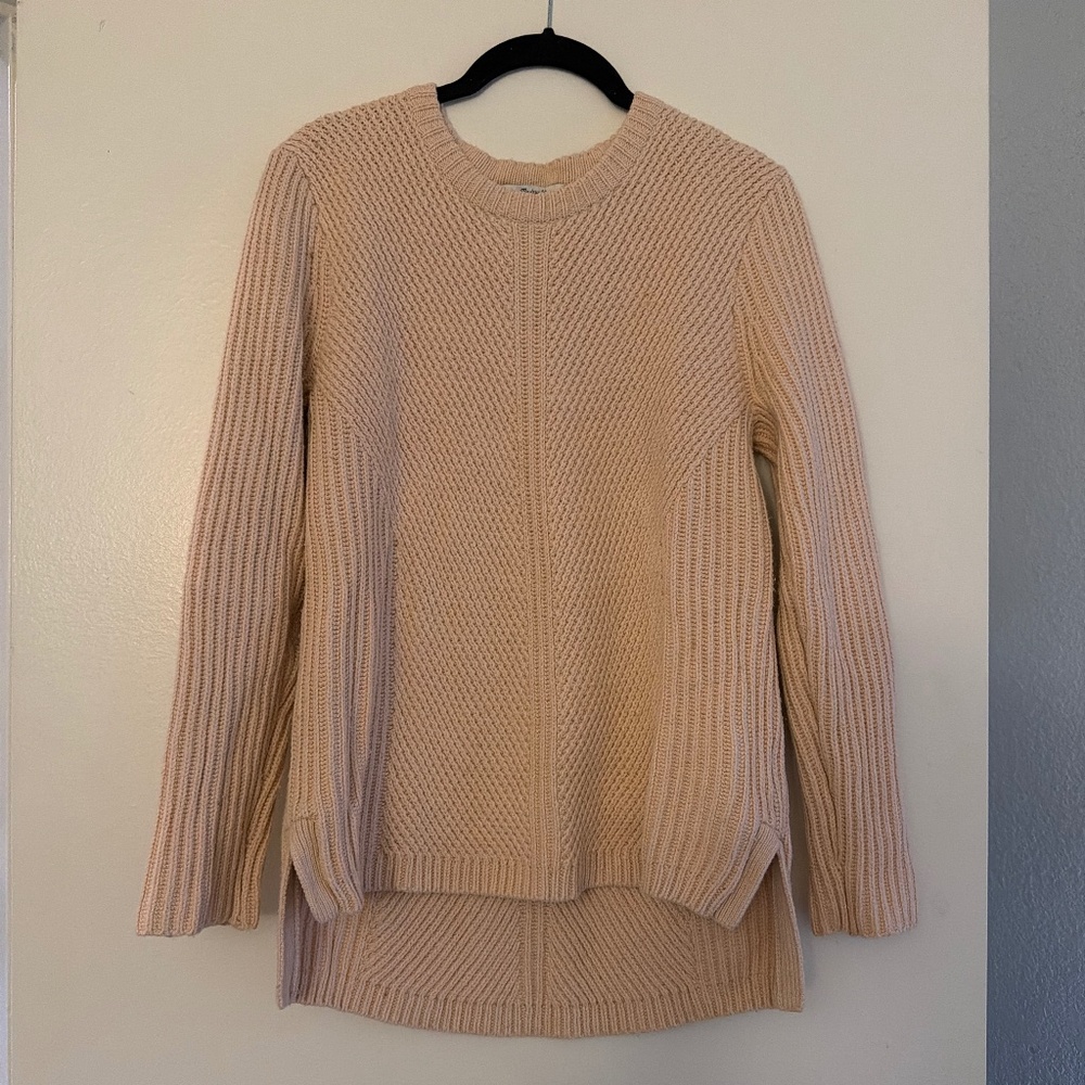 Madewell Blush Crewneck Sweater